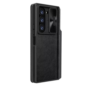 Husa Samsung Galaxy Z Fold 6 - Nillkin Qin Leather Case Neagra - Img 7