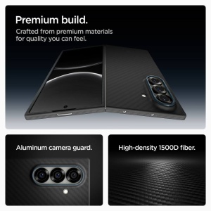 Husa Samsung Galaxy Z Fold 7 Spigen Air Skin Aramid Black - Img 5