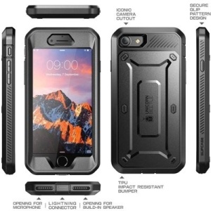 Husa SE 3 (2022)/SE 2 (2020)/7/8 -Supcase Unicorn Beetle Pro -Neagra - Img 3
