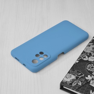 Husa Xiaomi Poco M4 Pro 5G -Soft Edge Silicone Light Blue - Img 5