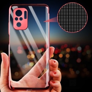 Husa Xiaomi Redmi Note 10/10s -Clear Color case gel-Margine Neagra - Img 4
