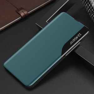 Husa Xiaomi Redmi Note 10/10s -Eco Leather View Case-Dark Green - Img 4