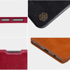 Husa Xiaomi Redmi Note 11/ Note 11s - Nillkin Qin Leather Case Rosie - Img 5
