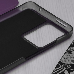Husa Xiaomi Redmi Note 12 / Poco X5 -Eco Leather View Case Mov - Img 2