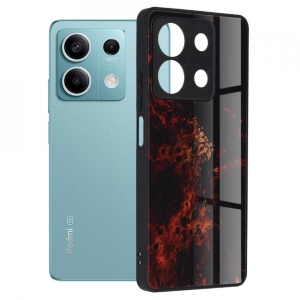 Husa Xiaomi Redmi Note 13 5G - Printing Glass Red Nebula - Img 1