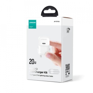 Incarcator de perete 20W JoyRoom - Wall Charger (JR-TCF02) cu cablu Type-C to Lightning - White - Img 5