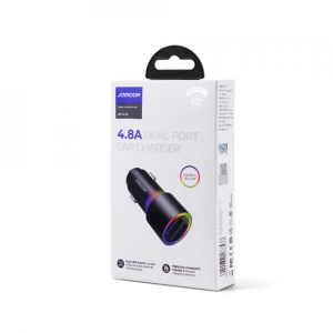 Incarcator telefon de masina JoyRoom cu lumini led , 2x USB ,24W, 4.8A - Img 7