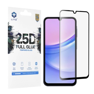 Sticla securizata Samsung Galaxy A15 - LITO - 2.5D Full Glue Glass Black - Img 1