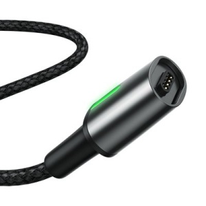 Cablu de date Baseus Zinc magnetic USB/ Micro USB 2.4A 1m black - Img 2
