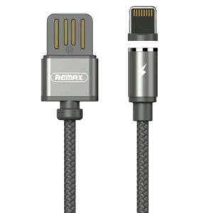 Cablu de date magnetic Remax Gravity RC-095i USB / Lightning 1M-Negru - Img 1