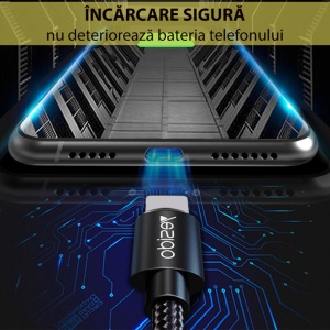 Cablu de date Yesido (CA-57) -USB to Type-C incarcare rapida 2.4 A, 1.2M - Img 5