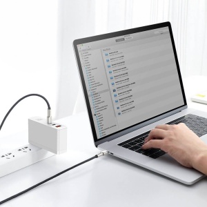 Cablu Type-C to Type-C, Super Fast Charge, 100W, 480Mbps, 20V, 5A, 1m Baseus Cafule Metal Series - Img 7
