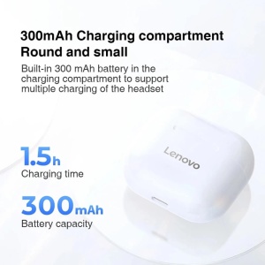 Casti Bluetooth Lenovo Wireless Earbuds ThinkPlus LivePods LP40 albe - Img 5