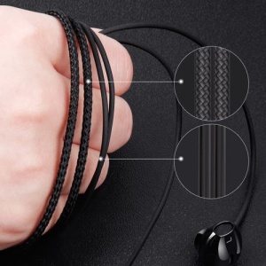 casti audio Baseus cu fir rezistent