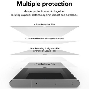 Folie protectie Samsung Galaxy S23 Ultra-Ringke Dual Easy x 2 - Img 6