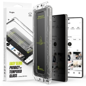 Folie sticla Privacy Samsung Galaxy S25 Ultra Ringke Easy Slide 2buc - Img 1
