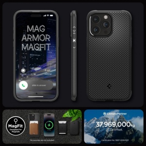 Husa Apple iPhone 15 Pro Max - Spigen Mag Armor Magsafe - Img 7