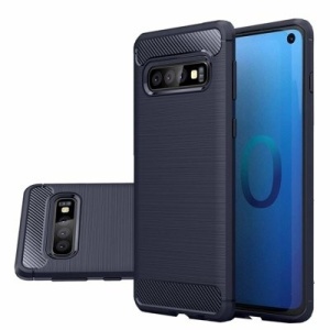 Husa Carbon Series pentru Samsung Galaxy S10 albastra - Img 1
