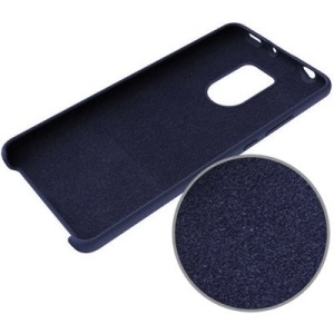 Husa Huawei Mate 20 - Silicone Case Soft Flexible Rubber Cover-Dark Blue - Img 3