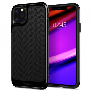 Husa Iphone 11 PRO MAX -Spigen Neo Hybrid -Midnight Black - Img 1