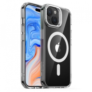 Husa iPhone 15 Plus Classic Kickstand Case cu MagSafe de la ESR - transparenta - Img 3