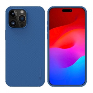 Husa iPhone 15 Pro Max-Nillkin Super Frosted Shield Case Albastra - Img 7