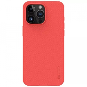 Husa iPhone 15 Pro Max-Nillkin Super Frosted Shield Case Rosie - Img 1