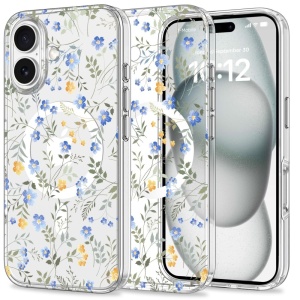 Husa iPhone 16 Magmood Magsafe Spring Flower - Img 1