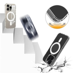 Husa iPhone 16 Magsafe Pro transparenta Techsuit - Img 6