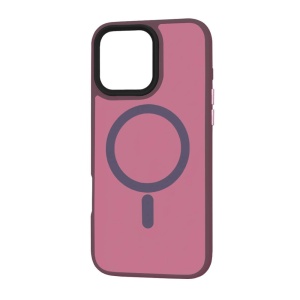 Husa iPhone 16 Pro HaloFrost MagSafe Series Bordeaux - Img 3