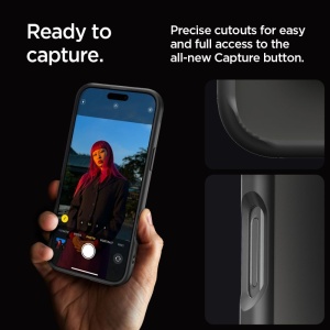 Husa iPhone 16 Pro Max Spigen Ultra Hybrid Matte Black - Img 5