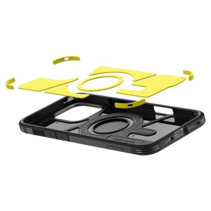 Husa iPhone 16 Pro Spigen Tough Armor Mag Magsafe neagra - Img 4