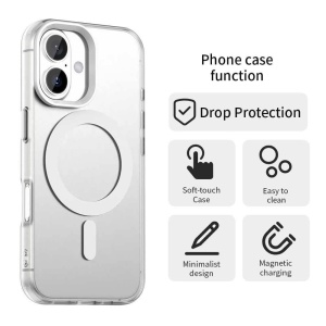 Husa iPhone 17 CandyCase Magsafe Albă - Img 3