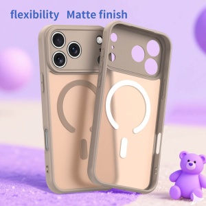 Husa iPhone 17 Pro Max HaloFrost Magsafe gold - Img 5
