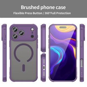 Husa iPhone 17 Pro Max HaloFrost Magsafe mov - Img 3