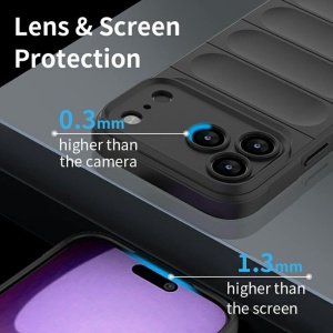 Husa iPhone 17 Pro Max Magic Shield albastra - Img 4
