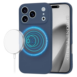 Husa iPhone 17 Pro SoftFlex Magsafe albastra - Img 1