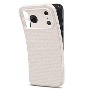 Husa iPhone 17 Pro Spigen Liquid Air Natural Titanium - Img 5