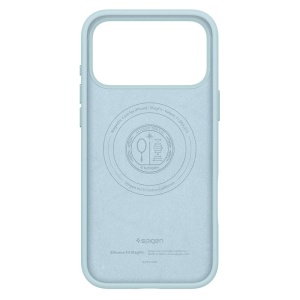 Husa iPhone 17 Pro Spigen Silicone Fit Magsafe Mute Blue - Img 4