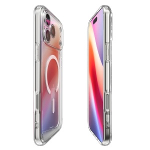 Husa iPhone 17 Pro Spigen Ultra Hybrid MagSafe Clear/White - Img 4