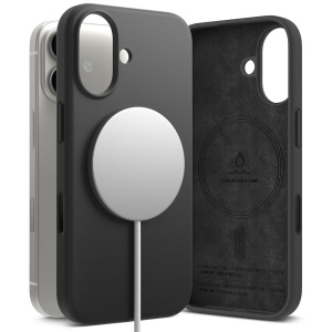 Husa iPhone 17 Ringke Silicone Magnetic Magsafe Neagra