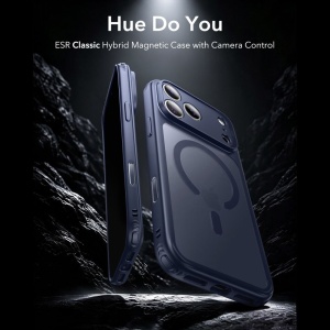 Husă iPhone 18 Pro ESR Classic Hybrid HaloLock Frosted Blue - Img 2