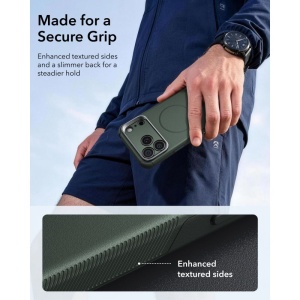 Husă iPhone 18 Pro ESR Cyber Armor Kickstand Olive Green - Img 6