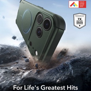 Husă iPhone 18 Pro Max - ESR Cyber HaloLock - Olive Green - Img 3