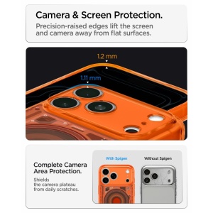 Husă iPhone 18 Pro Max Spigen Ultra Hybrid C-One - Tangerine - Img 2