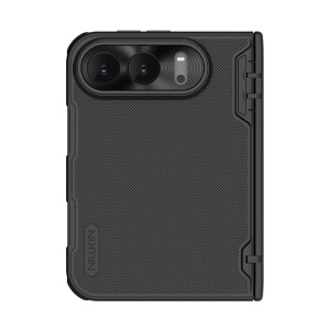 Husa iPhone Duo Nillkin Super Frosted Shield Fold Magnetic Negru - Img 7