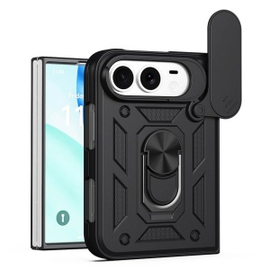 Husa iPhone Duo Techsuit CamShield Protectie Camera Neagră