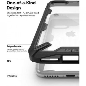 Husa Iphone SE 3 (2022)/SE 2 (2020)/7/8 - Ringke Fusion X- Black - Img 5
