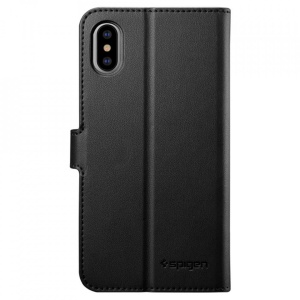 Husa Iphone XS /Iphone X -Spigen Wallet S Neagra - Img 3