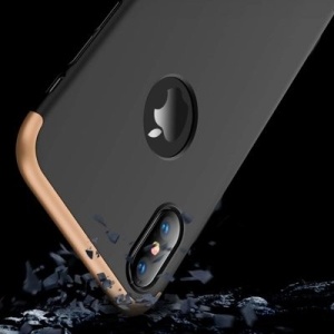 Husa Iphone XS MAX-GKK -Negru cu Auriu - Img 5